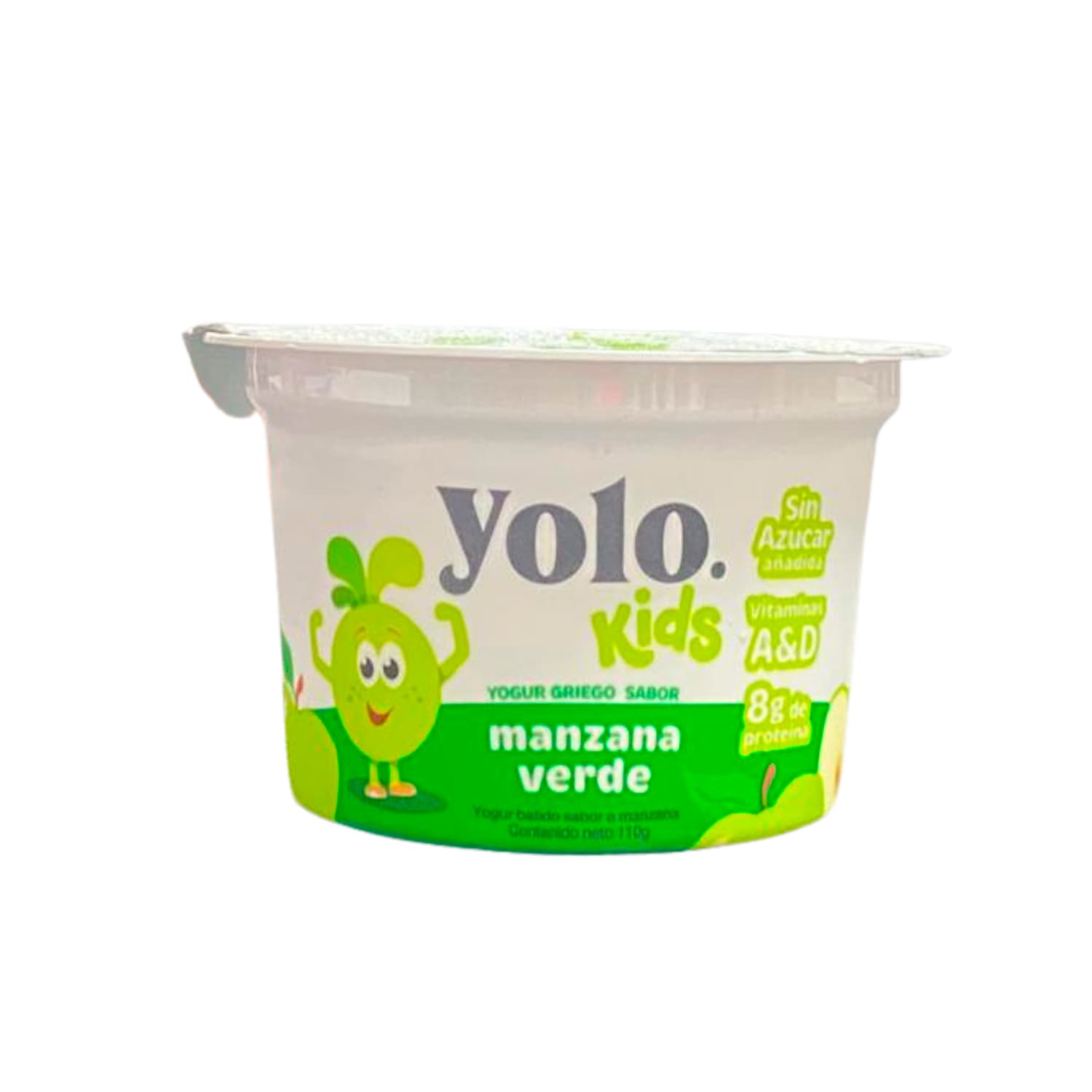 Yogurt Griego Yolo Kids Manzana Verde. 110 gr