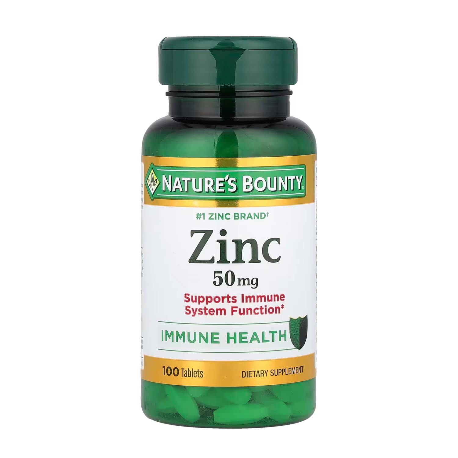 Zinc Nature's Bounty 50mg. 100 Tabletas