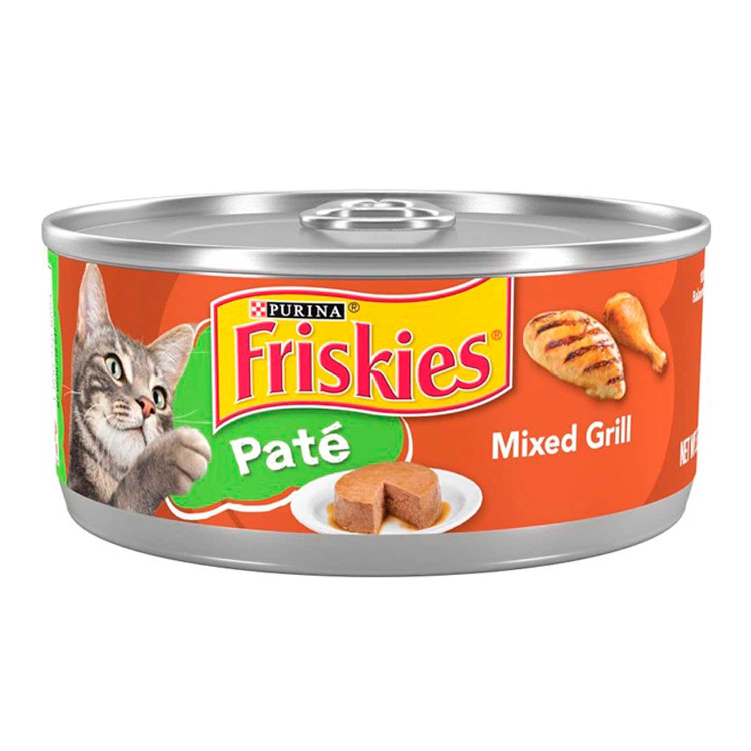 Alimento para Gatos Pate Mixed Grill Friskies Purina. 156gr