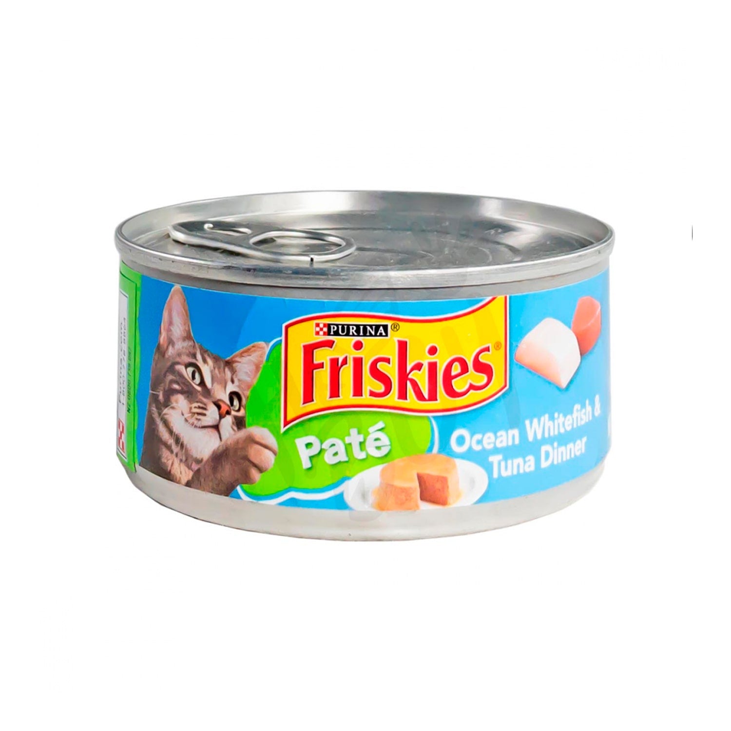 Alimento para Gatos Pate Ocean Whitefish & Tuna Dinner  Friskies Purina. 156gr
