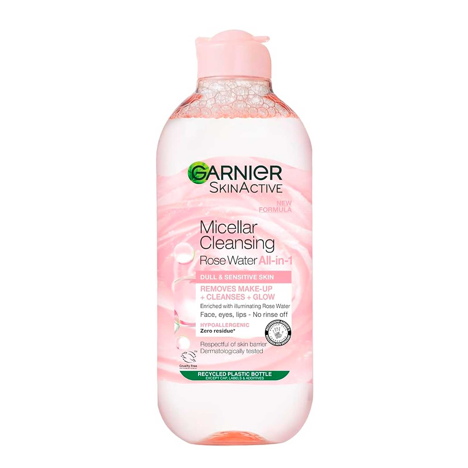 Agua Micelar con Agua de Rosas Garnier. 400 ml