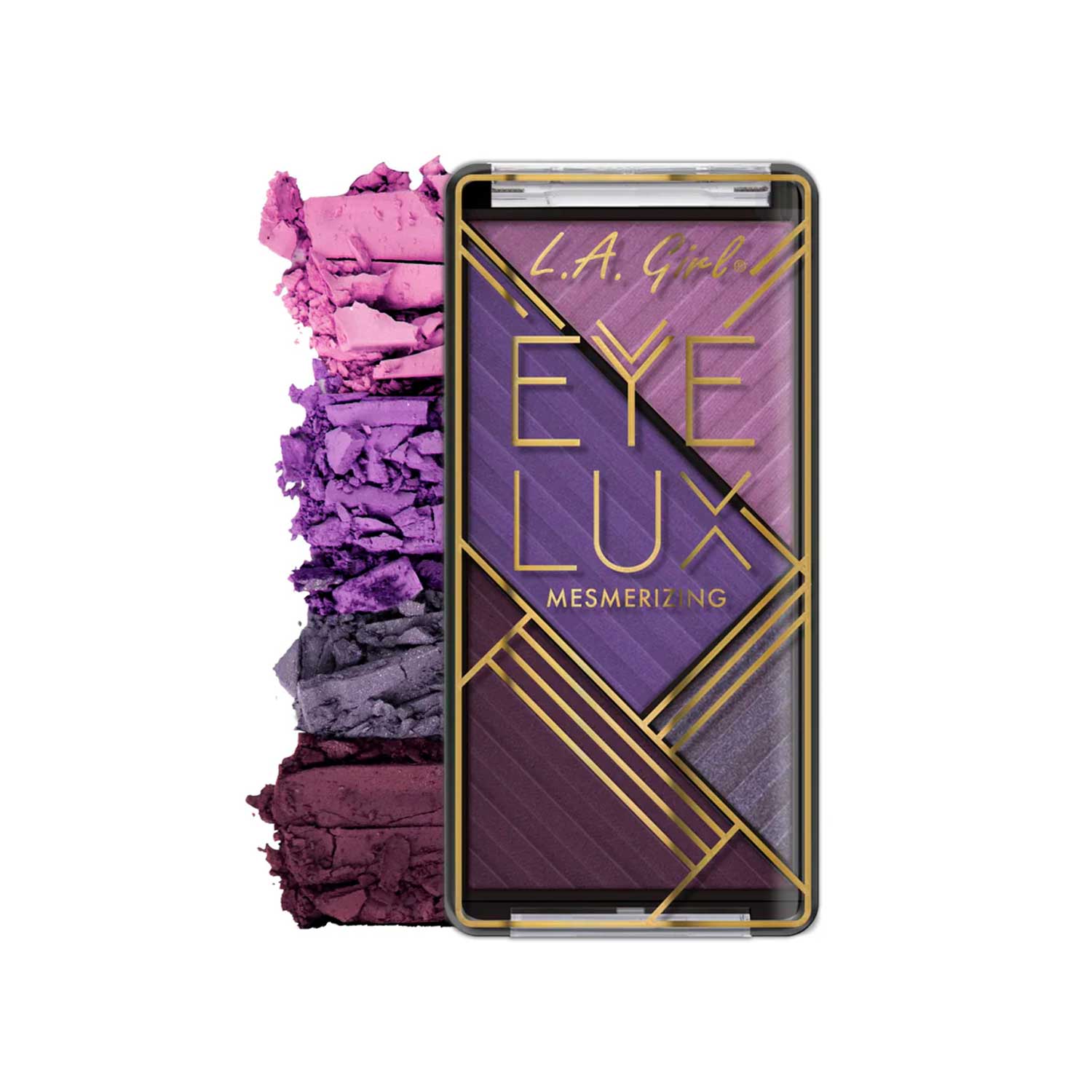 Paleta de 4 Sombras Eyelux Mesmerizing L.A Girl. Tono 474 Glamorize