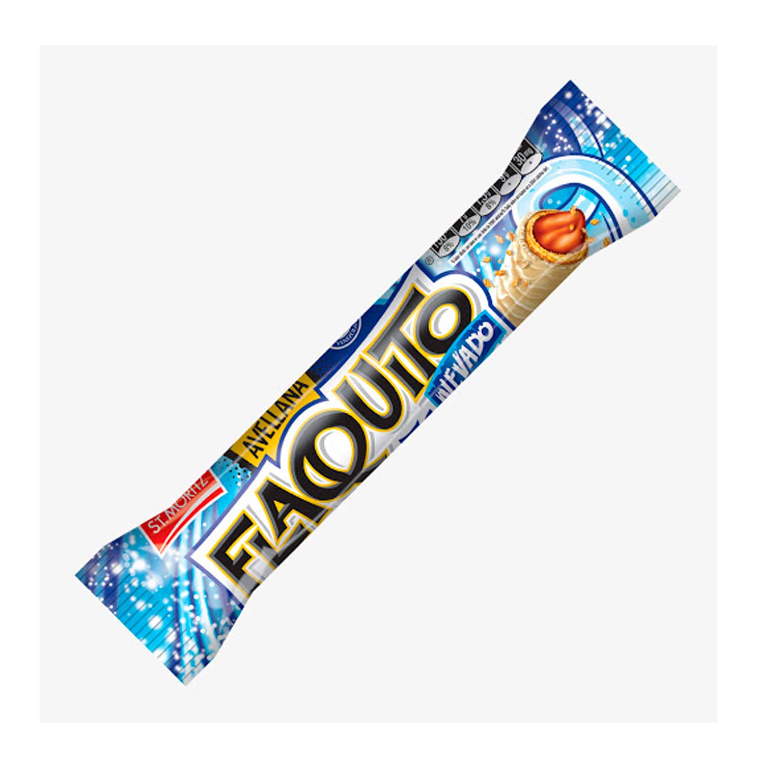 Chocolate Flaquito Nevado St. Moritz. 30 g