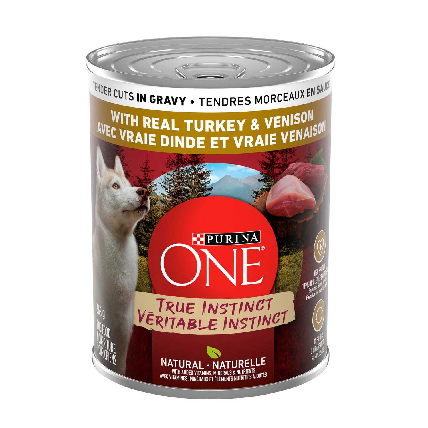 Alimento para Perros Pavo y Venado Purina ONE. 368 G