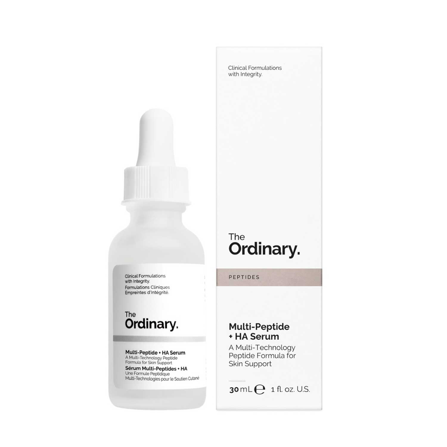 Sérum Antiedad Multi-Peptide + HA The Ordinary. 30 ml