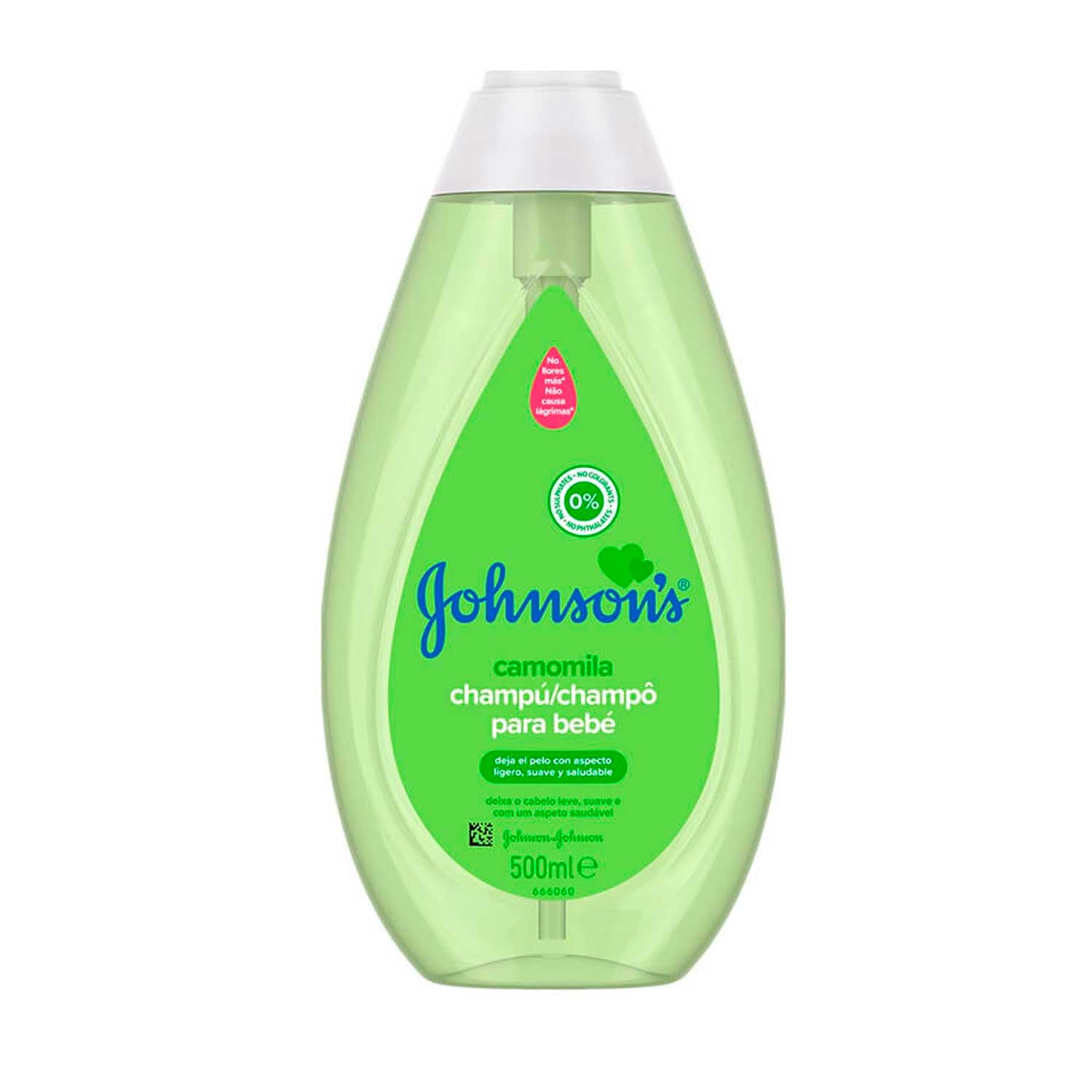 Shampoo Johnson's Manzanilla. 500 ml