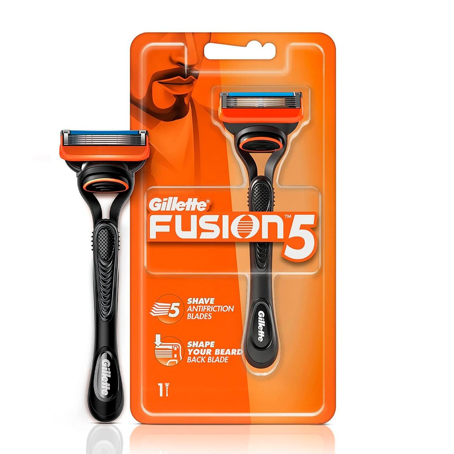 Afeitadora Gillette Fusion 5 (reutilizable para cambio de cartucho)