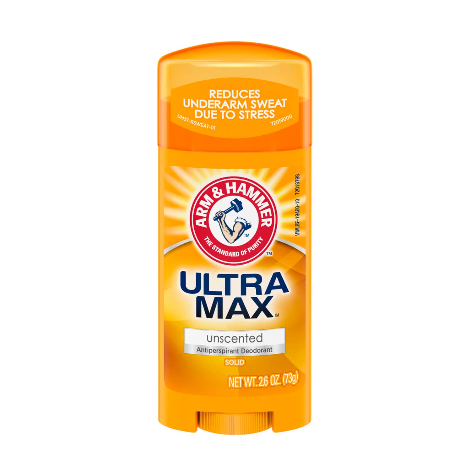 Desodorante en Barra Ultra Max Arm & Hammer Sin Fragancia. 73 g