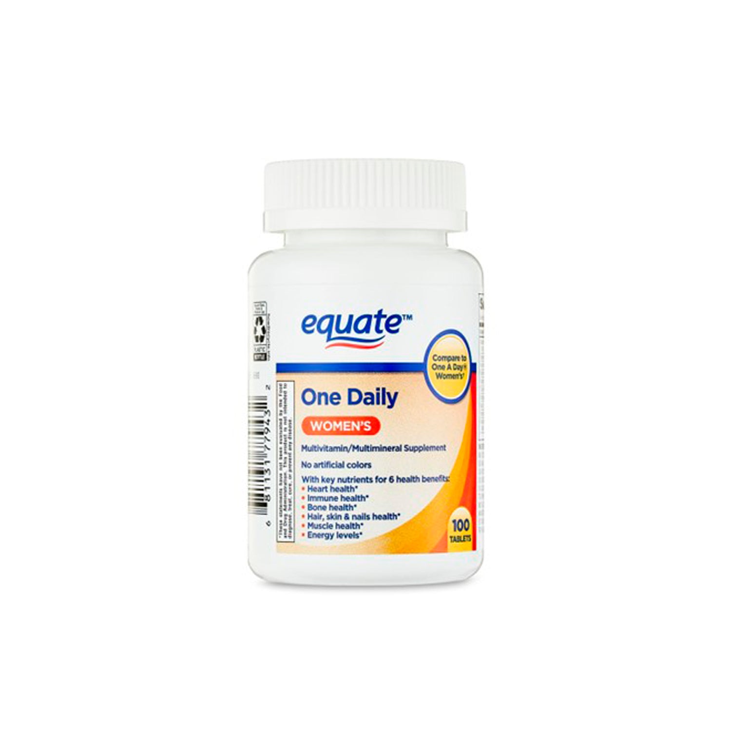 Equate Multivitamínico Mujer 100 Tabletas
