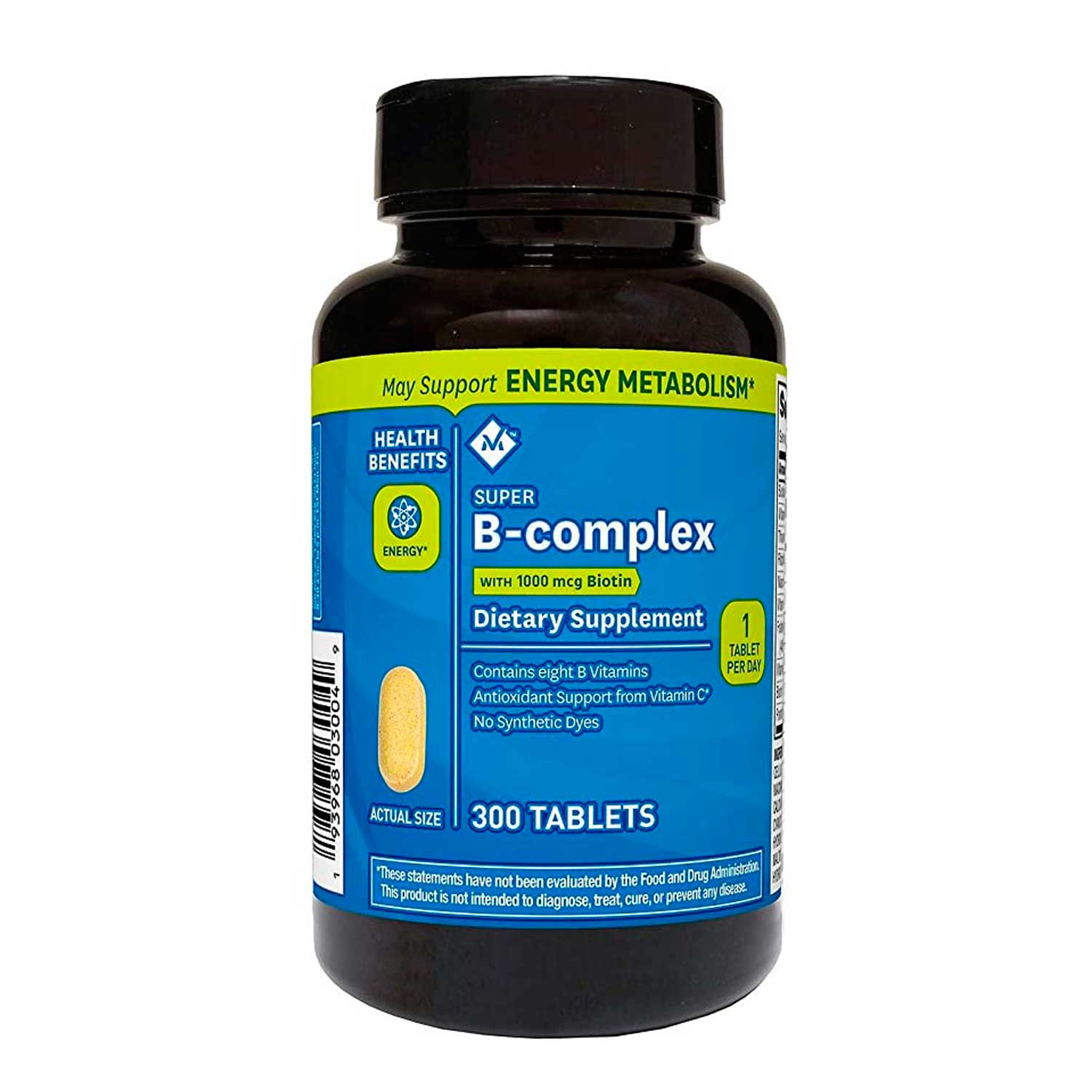 Súper Complejo B con Biotina 1,000 mcg Member's Mark