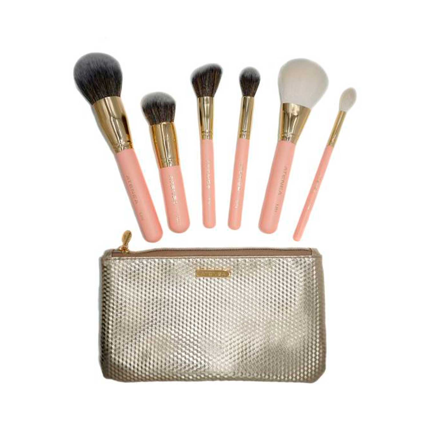 Kit de Brochas de Maquillaje Dreamland Atenea. 6 Pcs