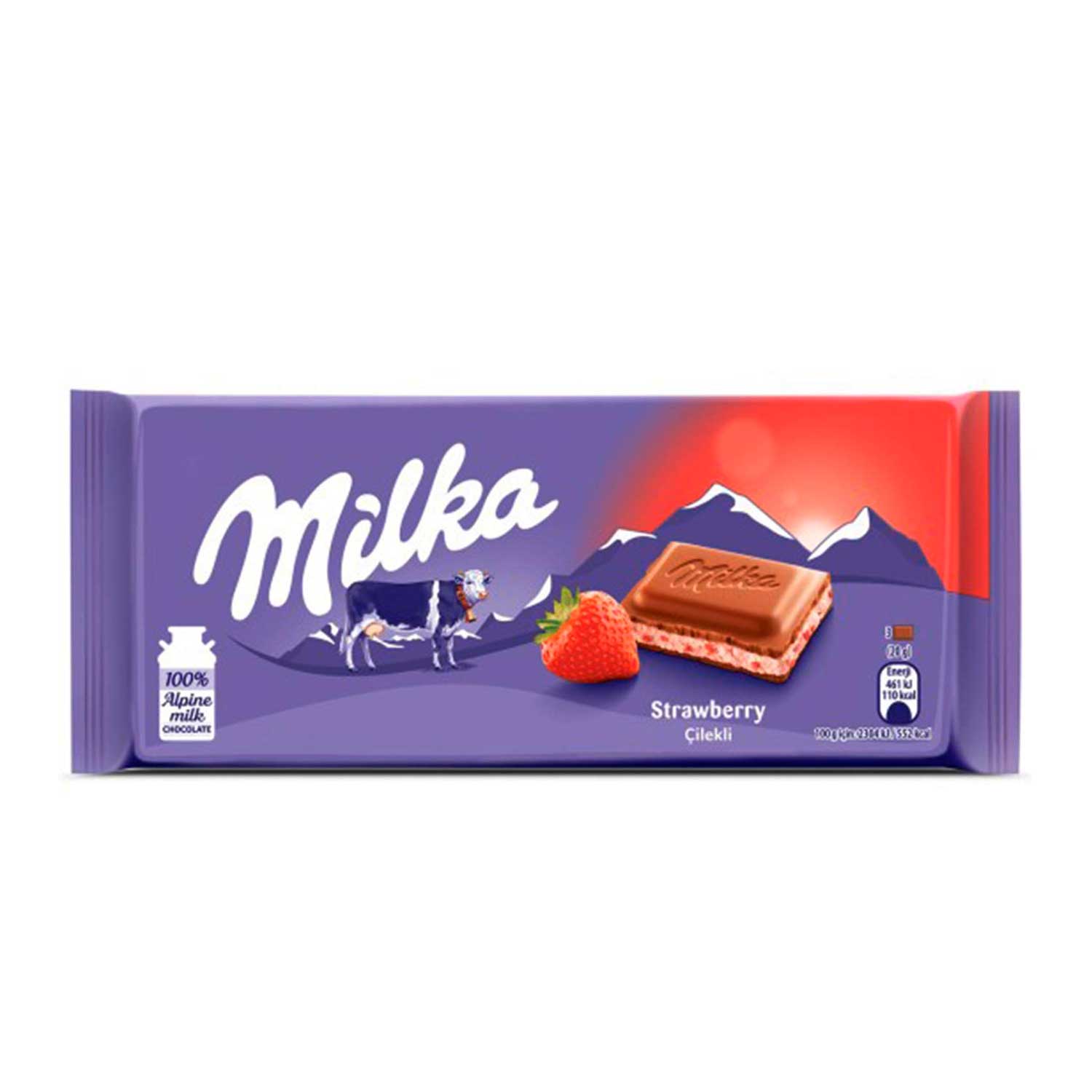 Chocolate Milka Fresa. 100 gr