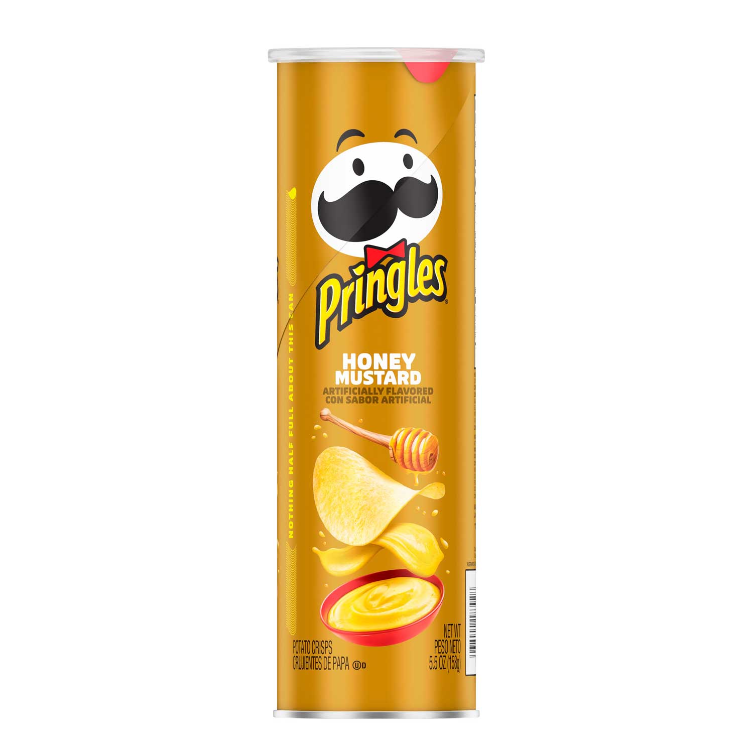 Pringles Honey Mustard. 158 gr