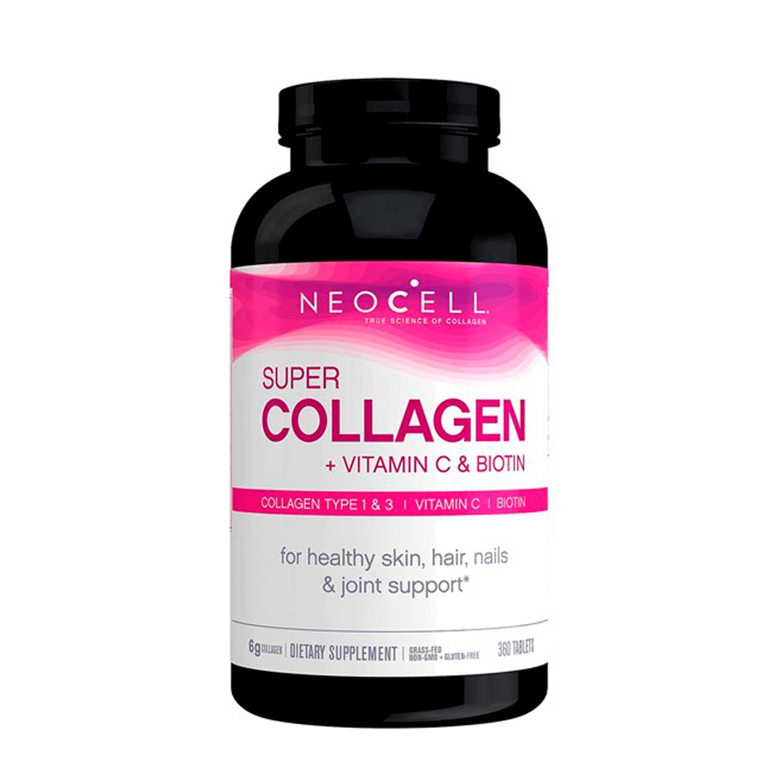 Súper Colágeno + Vitamina C y Biotin NeoCell. 360 tabs