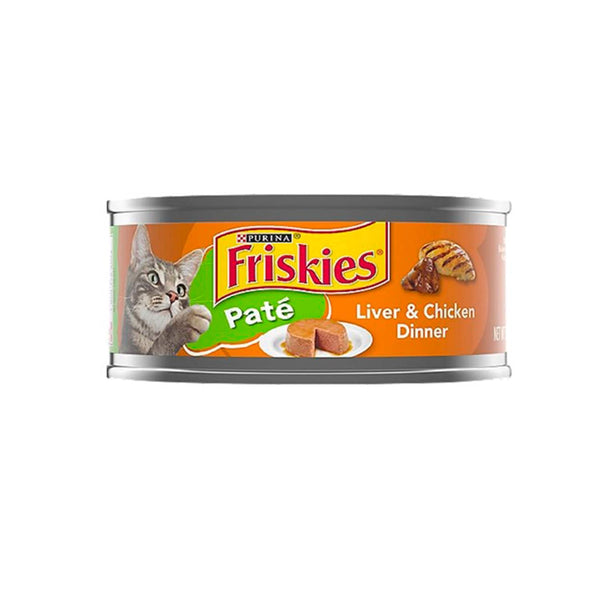 Alimento para Gatos Pate Liver & Dinner Friskies Purina. 156gr