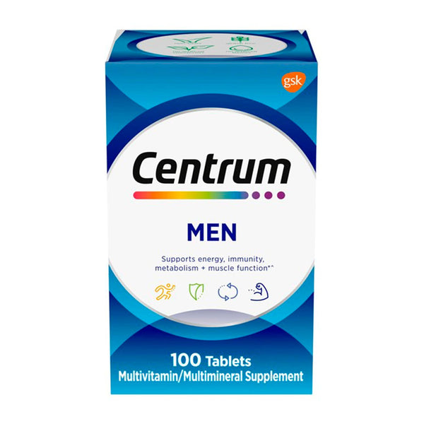 Centrum Multivitamínico Hombre 100 Tabletas