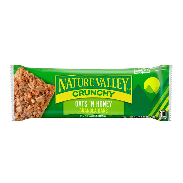 Barra de Granola, Miel y Avena Nature Valley. 47 gr
