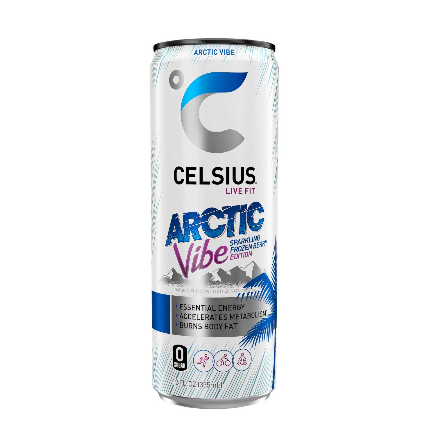 Bebida Energizante Celsius Arctic Vibe. 355 ml