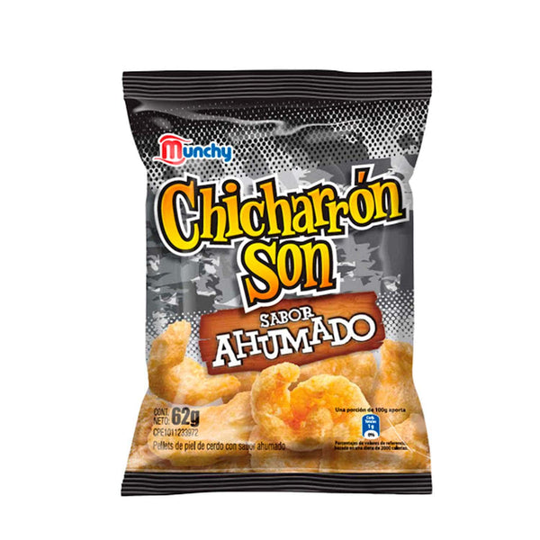 Chicharron Ahumado Munchy. 62 g