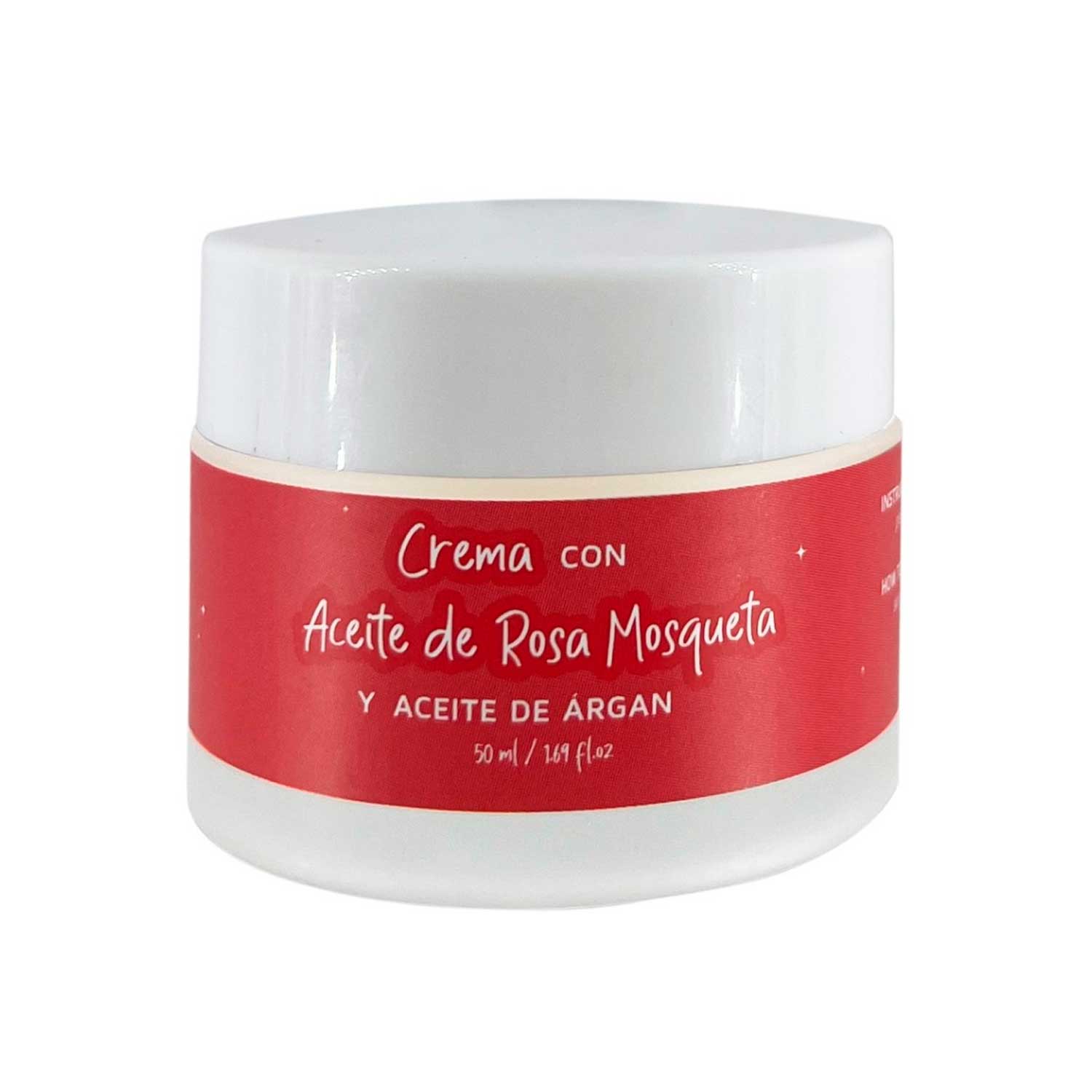 Crema Hidratante con Aceite de Rosa Mosqueta y Aceite de Argán LULA. 50 ml