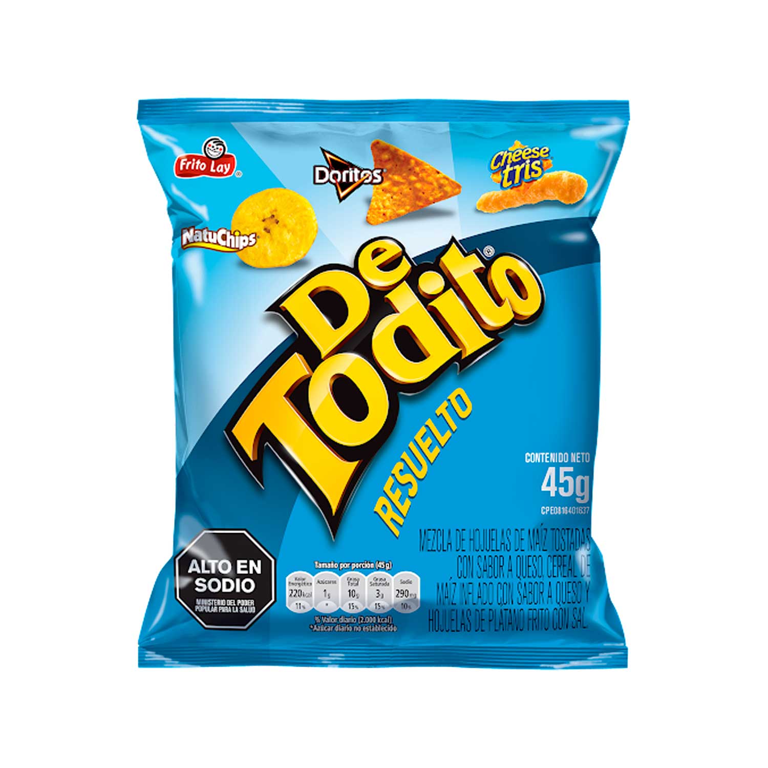 De Todito Resuelto Frito Lay. 45 g