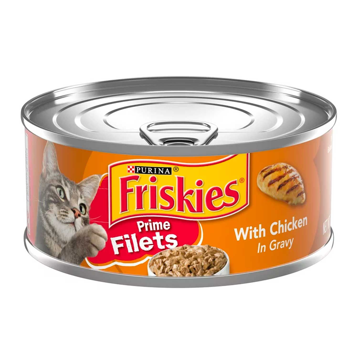 Alimento para Gatos de Filete de Pollo Friskies Purina. 156 g