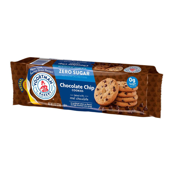 Galletas con Chispas de Chocolate Sin Azucar Voortman. 227 G