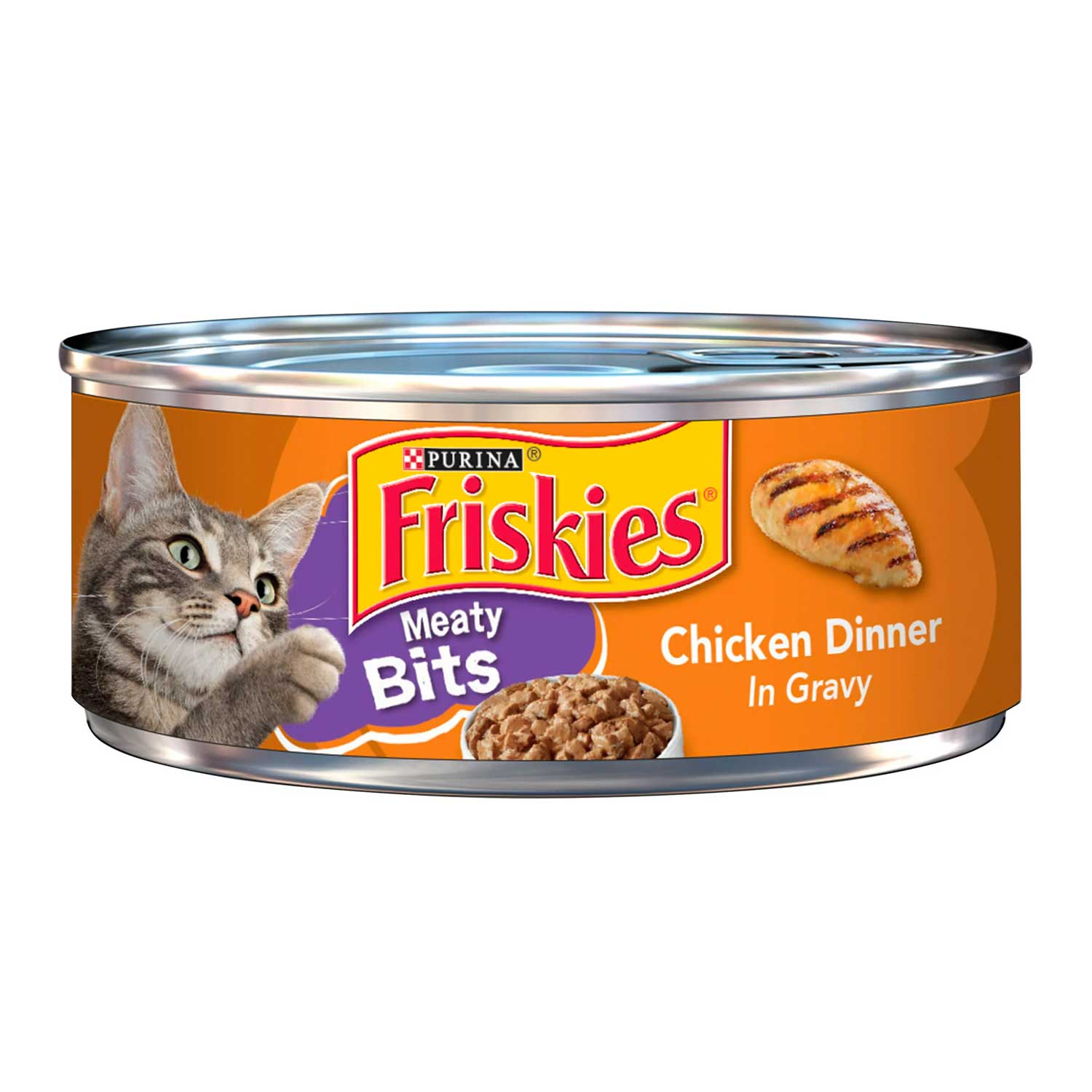 Alimento para Gatos Bits de Pollo Friskies Purina. 156 g