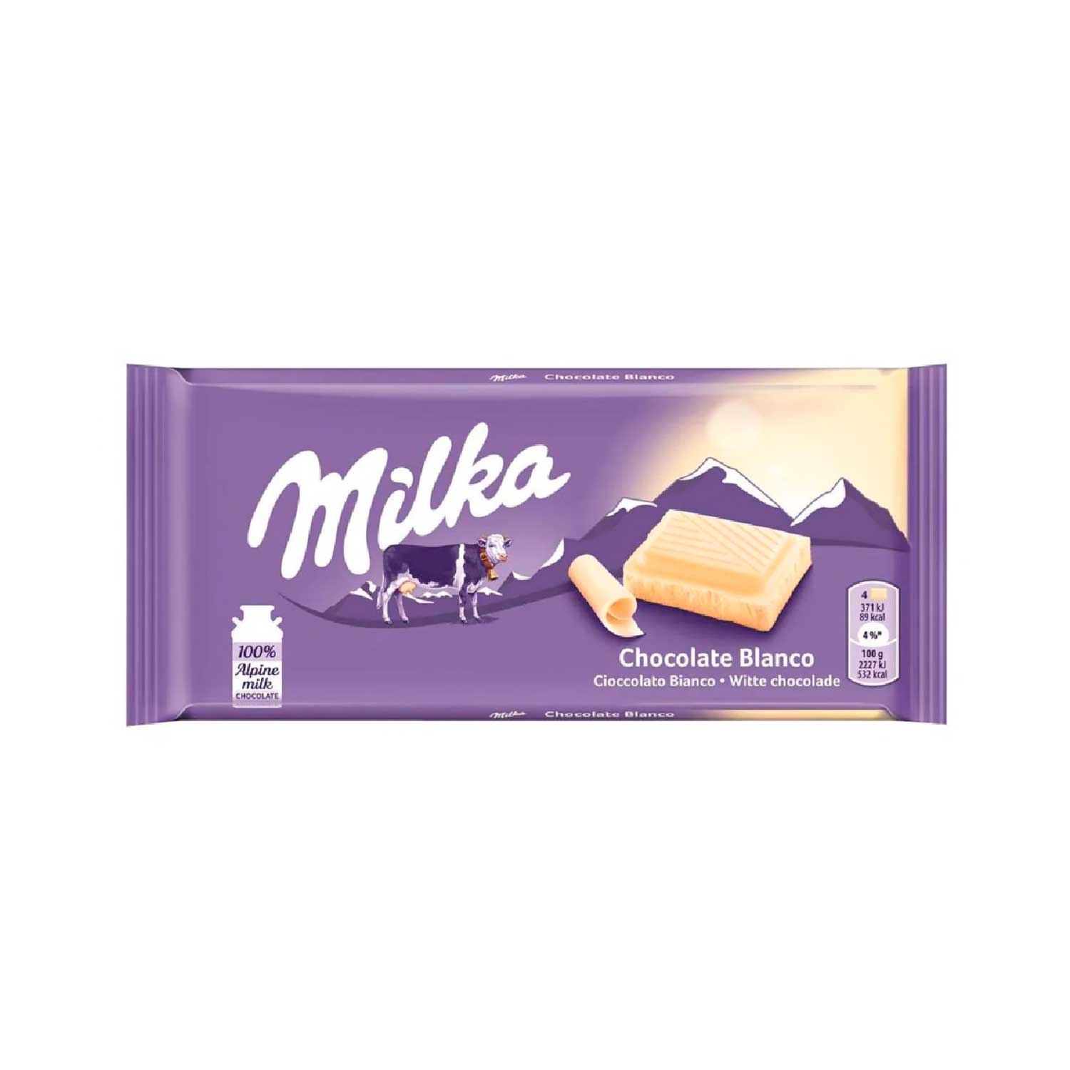 Chocolate Blanco Milka. 100 gr