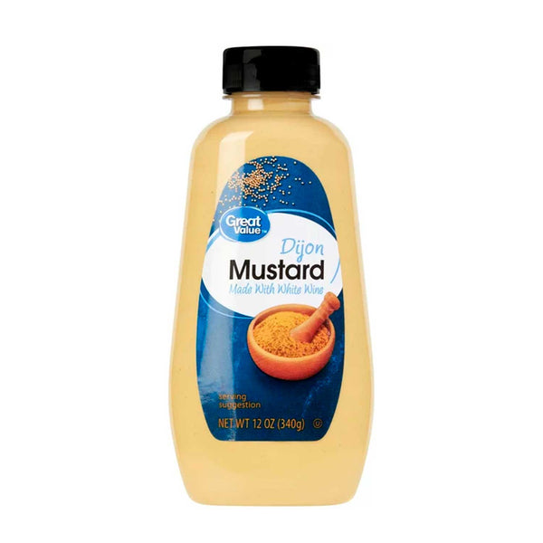 Mostaza Dijon con Vino Blanco Great Value. 340 g