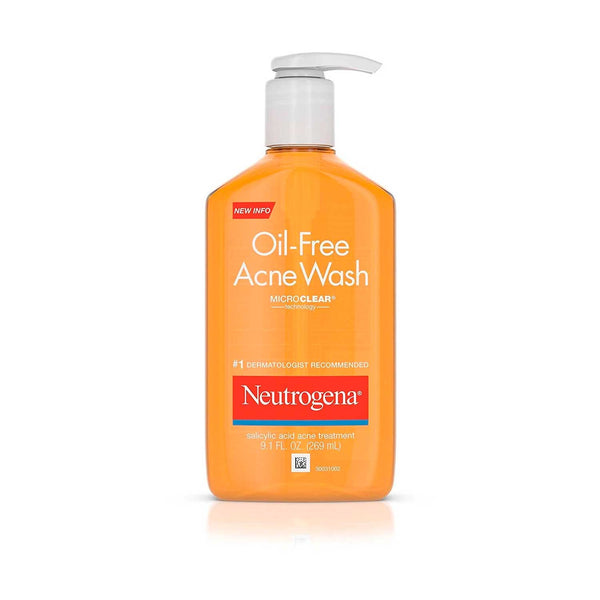 Limpiador Facial con Acido Salicilico Neutrogena. 269 ml