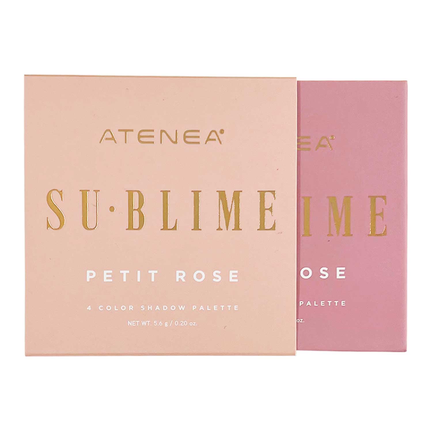 Paleta de Sombras Sublime Petit Rose Atenea. 4 Tonos