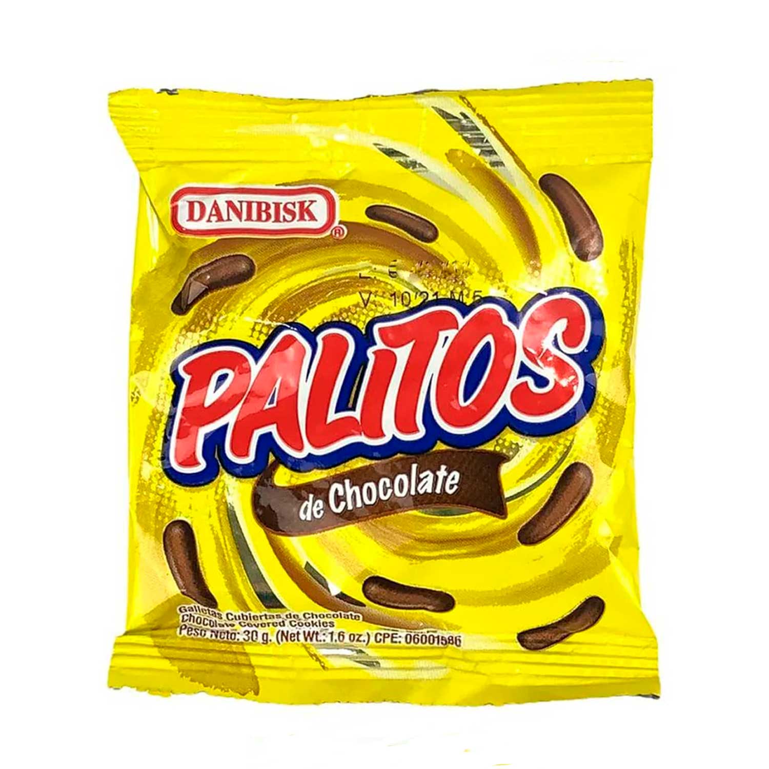 Galletas Danibisk Palitos Chocolate. 30 g