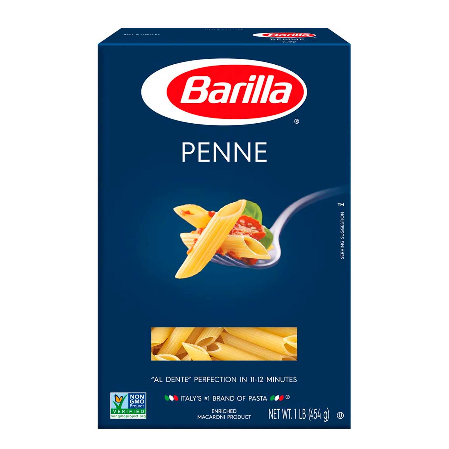 Pasta Penne Barilla. 454 g