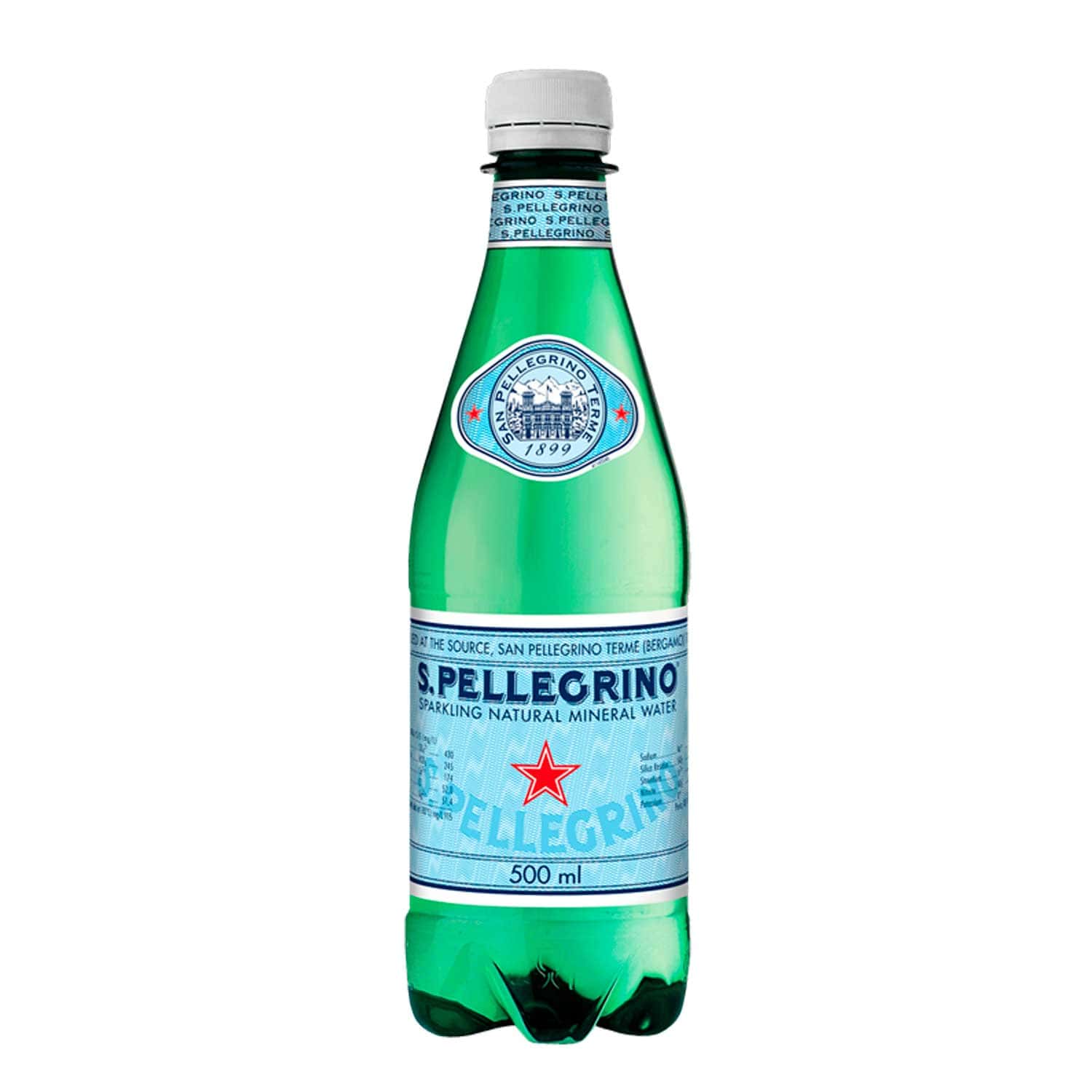 Agua Mineral Gasificada S. Pellegrino. 500 ml