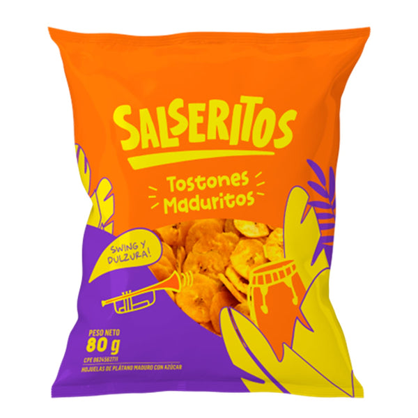 Tostones Dulces Salseritos Madurito 80 gr.