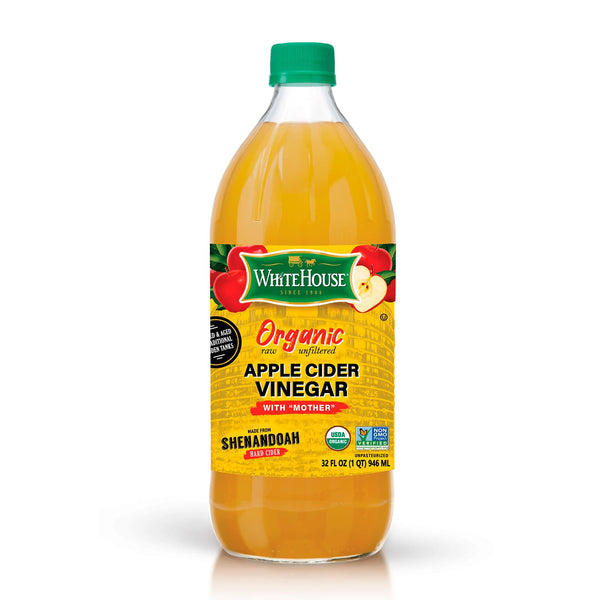 Vinagre de Sidra de Manzana con la Madre Orgánico White House. 946 ml