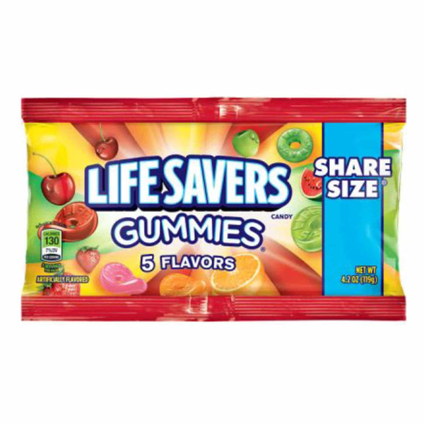 Gomitas Lifesavers Share Size. 119 gr