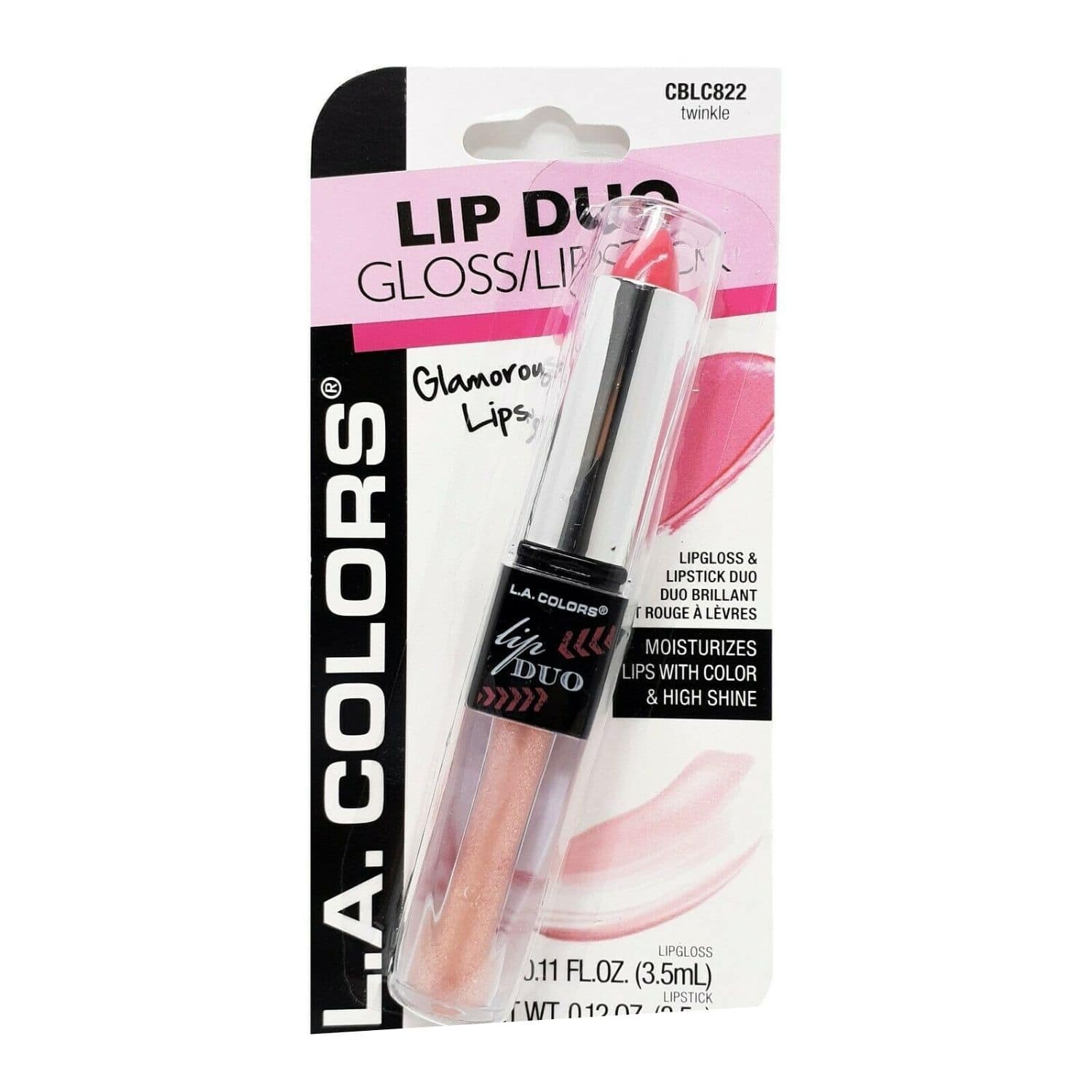 Lip Duo L.A Colors Dúo de Gloss y Labial