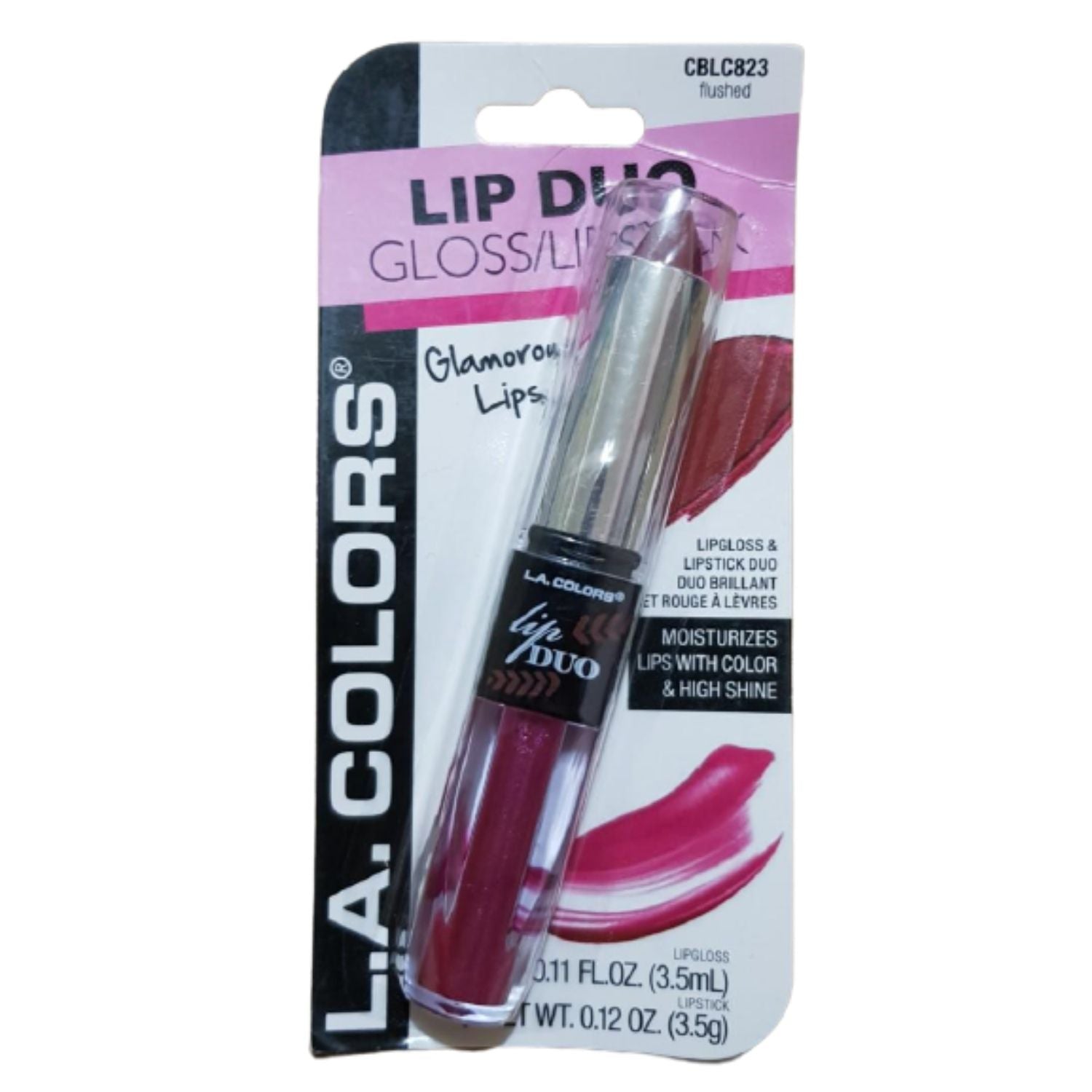 Lip Duo L.A Colors Dúo de Gloss y Labial