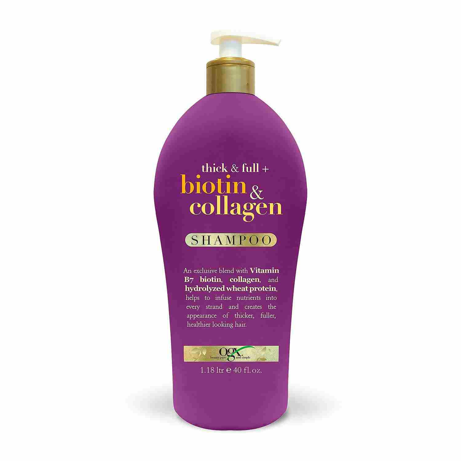 Shampoo Biotin y Colágeno OGX 1.18 Ltr