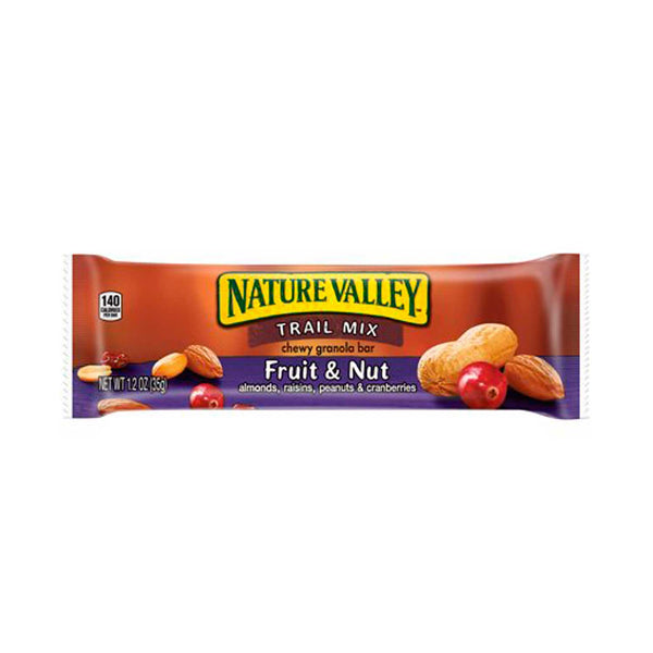 Barra de Granola, Almendra, Pasas, Maní y Arándanos Nature Valley. 35 gr