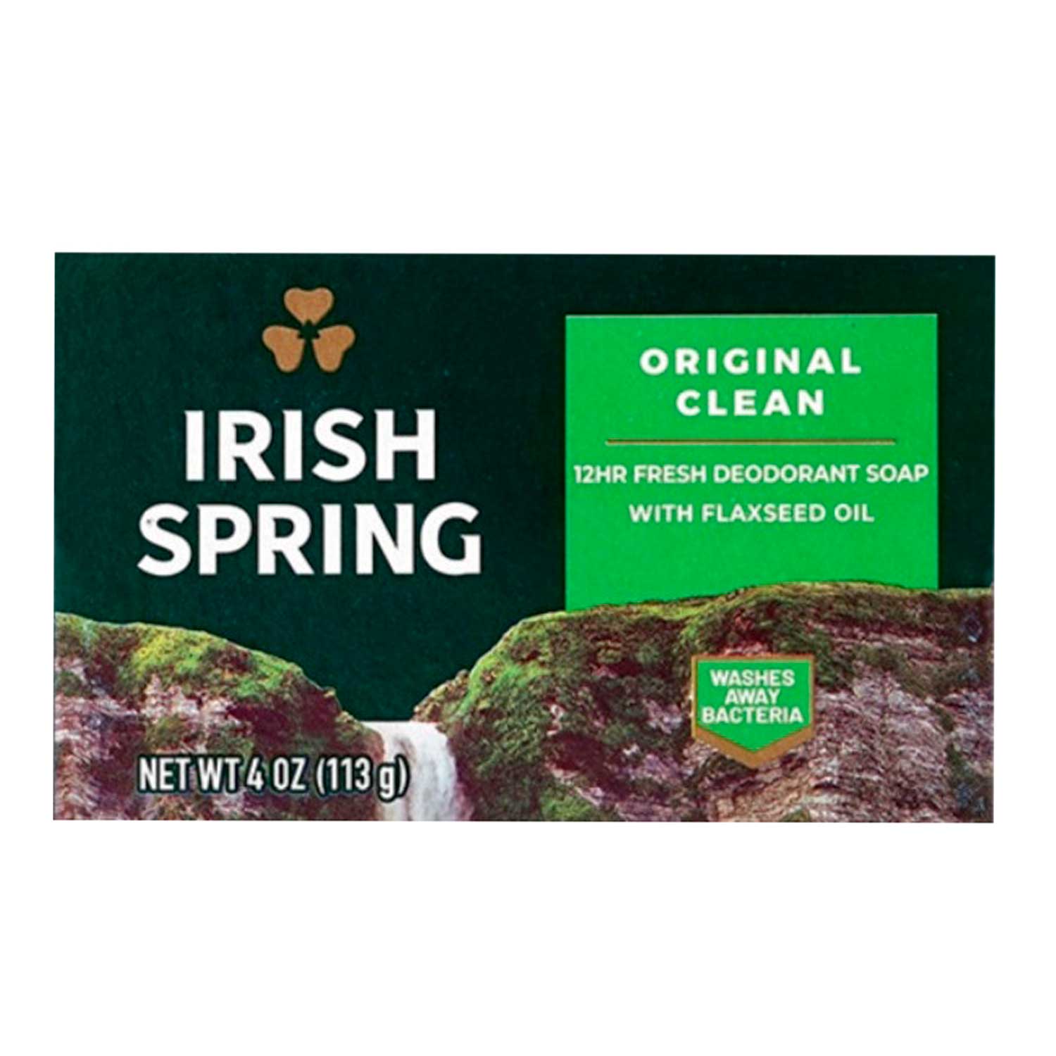 Jabón en barra Irish Spring Original Clean. 113 gr