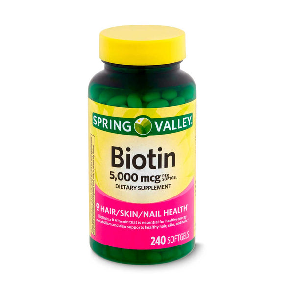 Biotin Spring Valley, 5.000 mcg. 240 Caps
