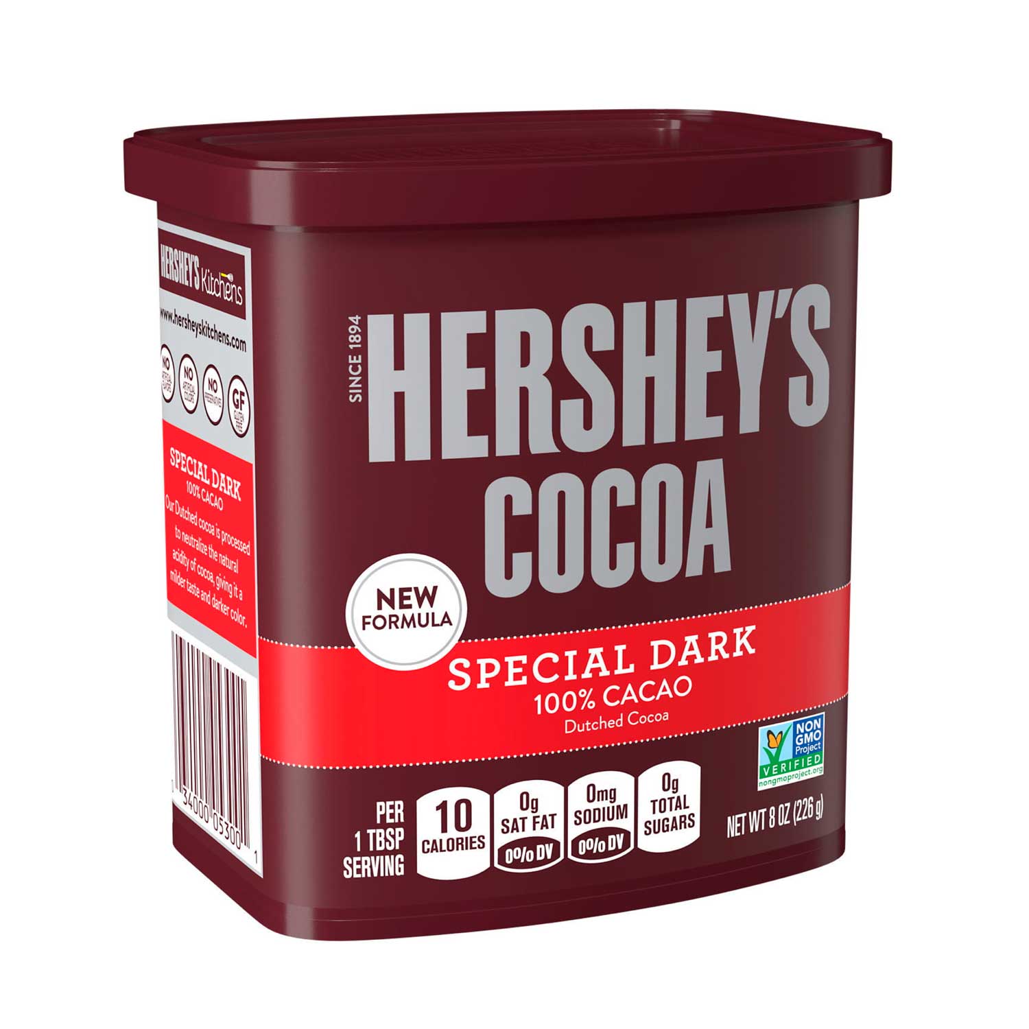 Hershey's Cocoa Special Dark 100% Cacao Holandés. 226 gr