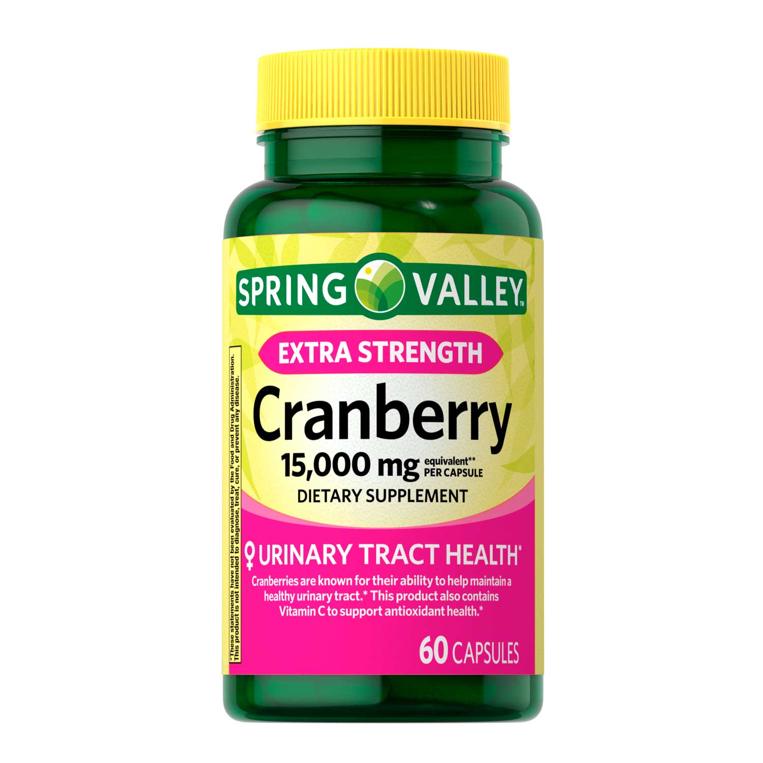 Cranberry en Cápsulas Spring Valley 15,000 mg. 60 cáps