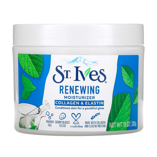 Crema Renovadora Facial con Colágeno y Elastina St. Ives. 283 gr
