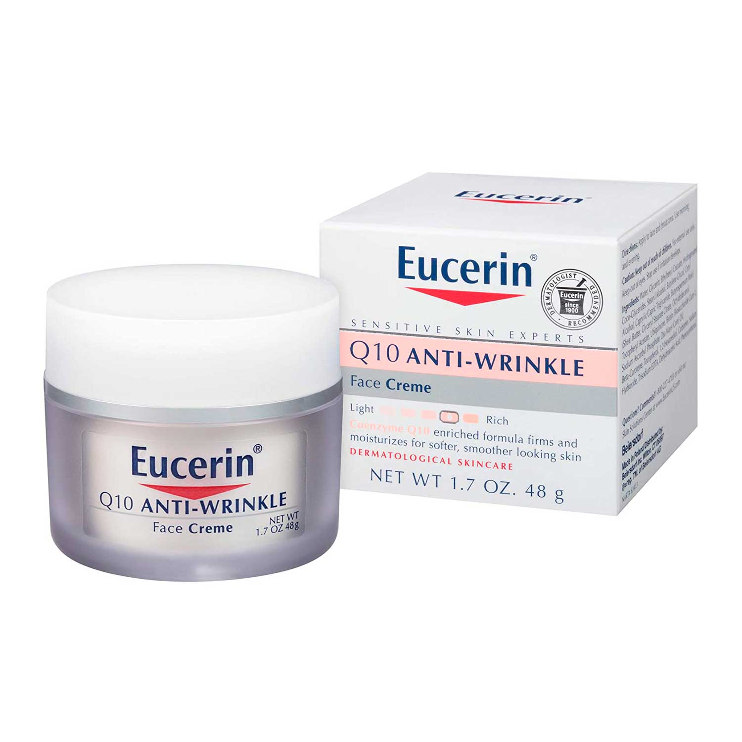 Crema Facial Q10 Antiarrugas Eucerin 48 gr