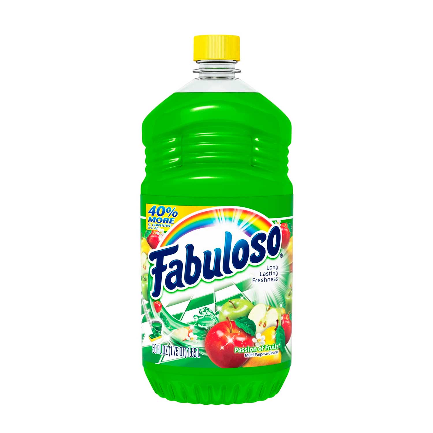 Limpiador Antibacterial Multiuso Fabuloso Pasión de Frutas. 1.65 lt