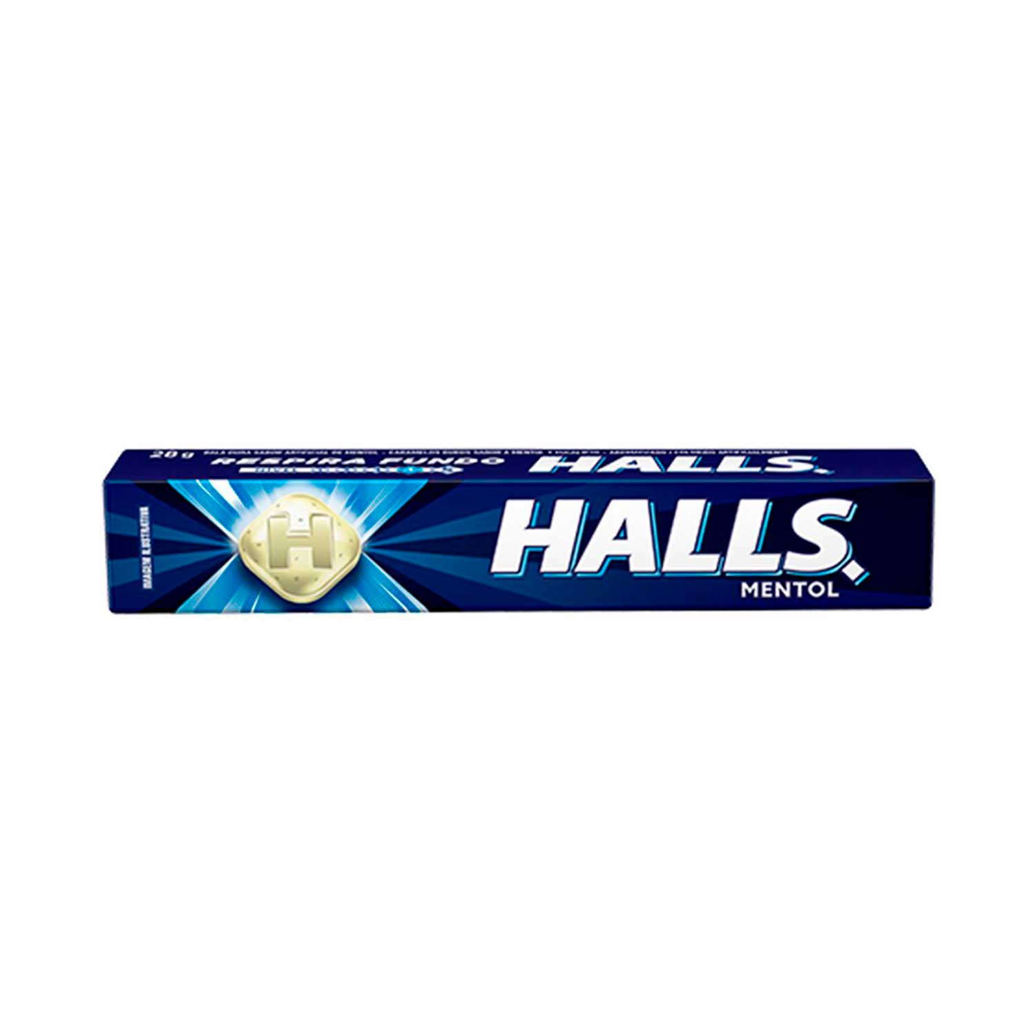 Caramelos Halls Mentol. 10 Caramelos